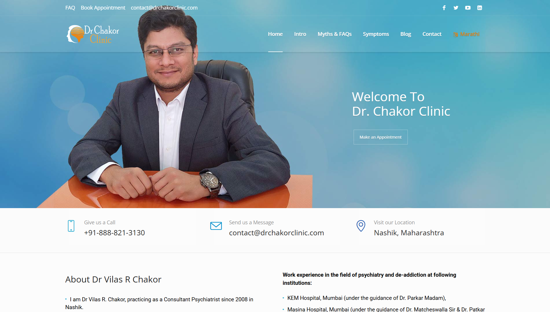 Dr Chakor Clinic – Expert Psychiatric Care & Counseling Services