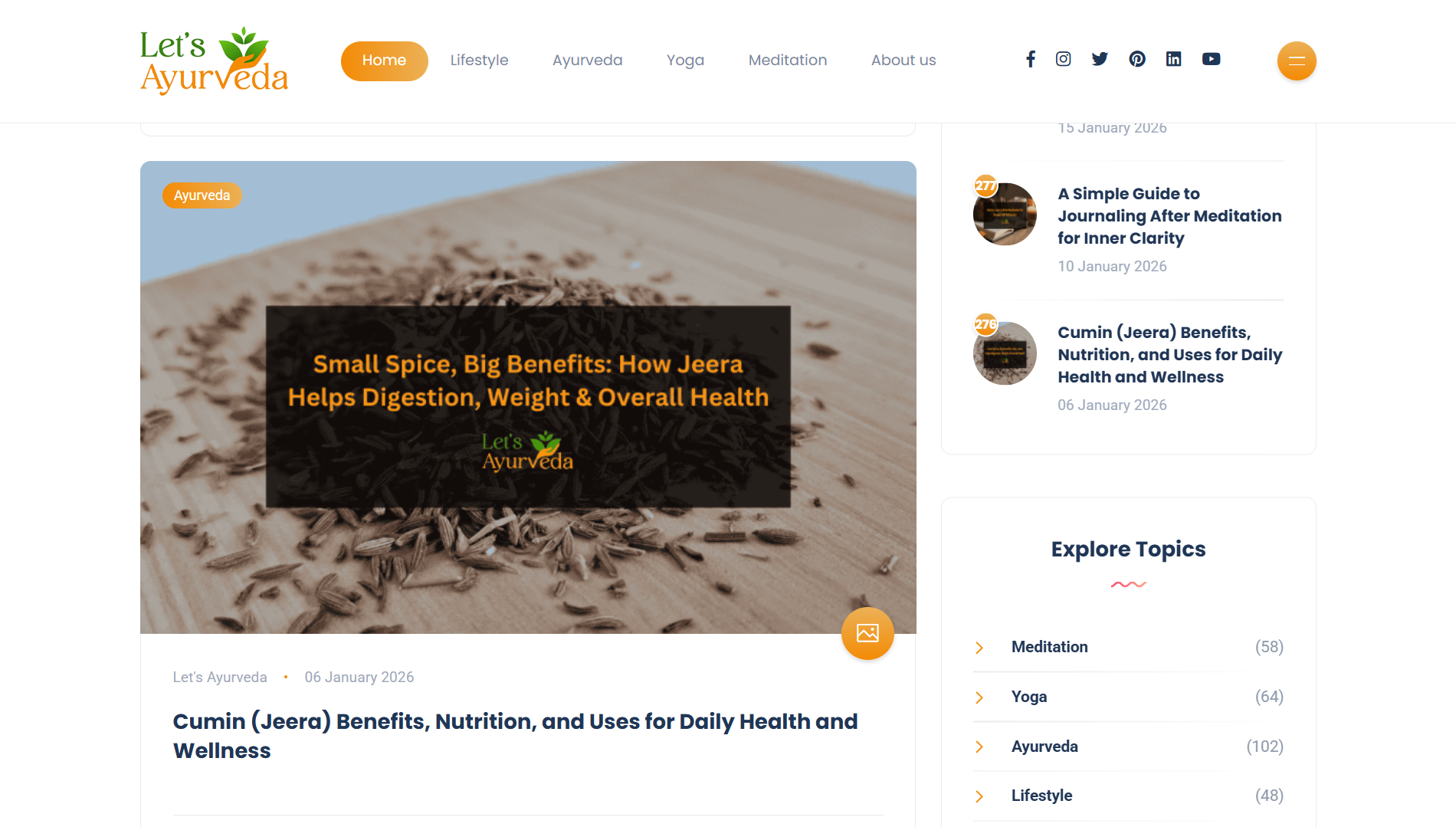 Let’s Ayurveda – Holistic Wellness, Ayurvedic Insights & Lifestyle Guides