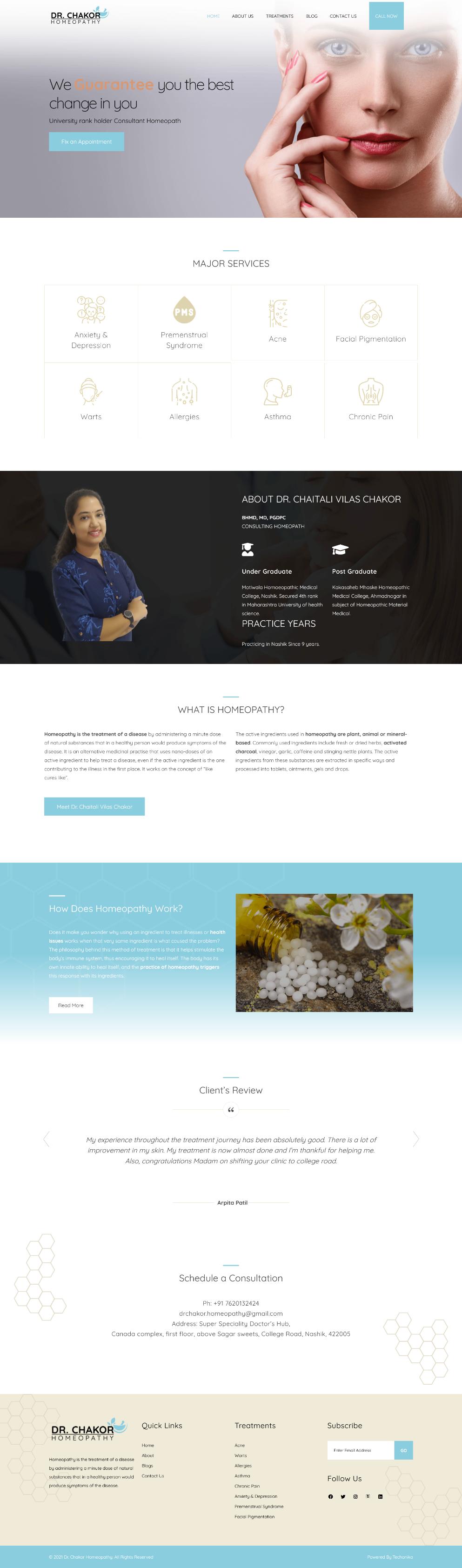 Dr. Chakor Homeopathy – Consulting Homeopath, Nasik