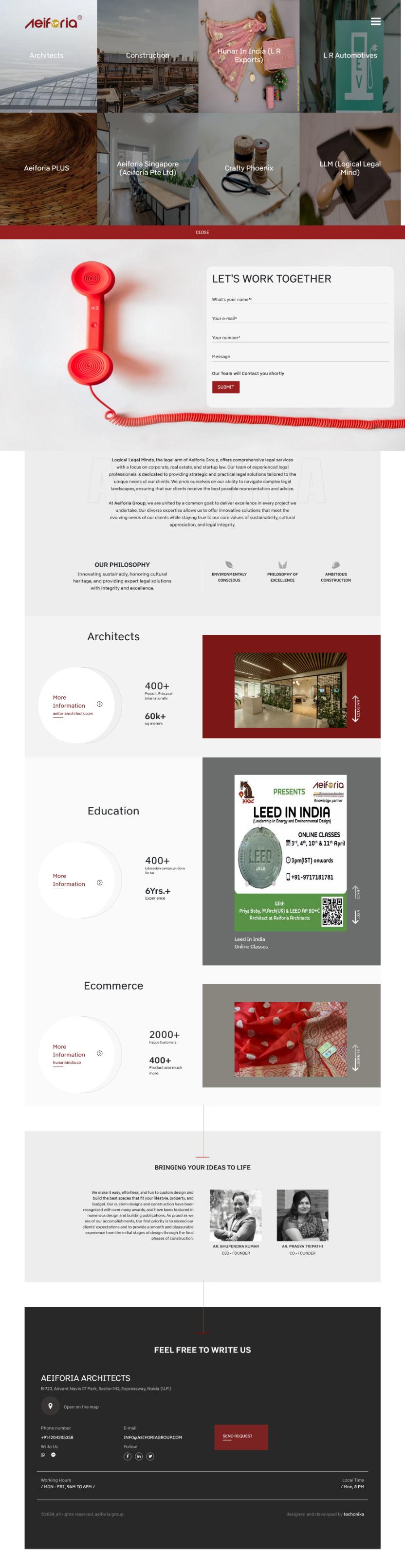 Aeiforia Group – Multi Sector Enterprise & Innovation Platform