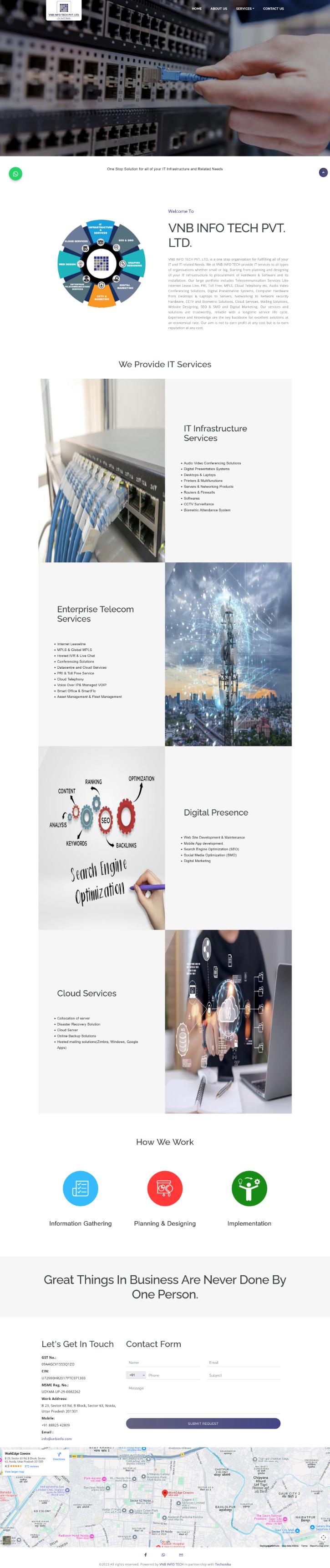 VNB Info Tech Pvt. Ltd. – Managed IT Services