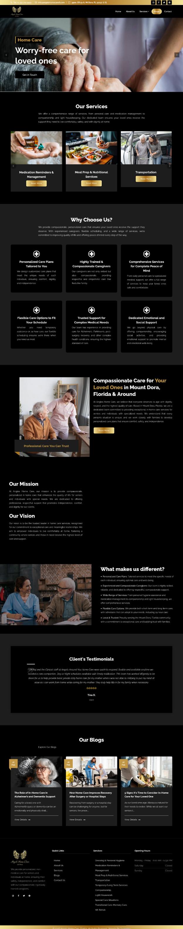 Angels Home Care FL – Compassionate In Home Care Services